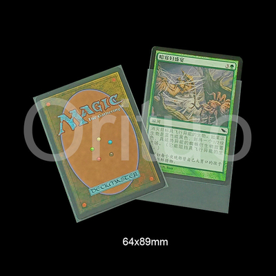 Pokemon Mtg Wewnętrzne rękawy na karty Wyczyść Pp Ładowanie od góry Dokładny rozmiar
