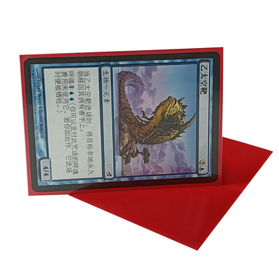 Pomarańczowy Texture Red 66x91mm Pro Matte Card Sleeves Rękawy na karty do gry