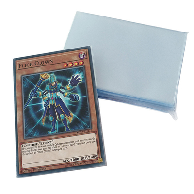 60x87mm Wewnętrzne rękawy Yugioh Miękkie, trwałe, wodoodporne, przezroczyste rękawy na karty
