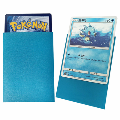 Bez kwasu i PVC 66x91 MTG Standard Matte Blue Game Plastic Card Sleeves