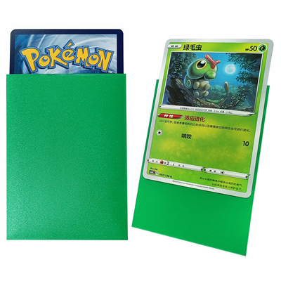 66x91mm MTG Zielone rękawy Matte Deck Ochrona rękawy dla karty Pokemon