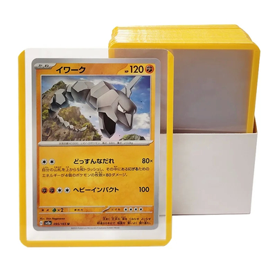 Logo na zamówienie PVC Toploaders Protectors 35pt Top Loading Card Holder For Trading Cards