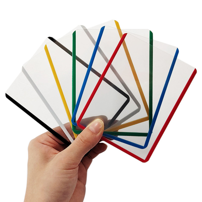 3X4 cali Top Loader wodoodporna karta handlowa Toploaders twarde PVC plastikowe rękawki kart