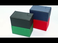 Odporny na wstrząsy Deck Card Box Divider PU Leather Deck Case Średniej wielkości