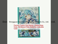 Wysokiej jakości rękawki do kart. Maty/błyskotliwy wykończenie, grubość 100 mikronów, idealnie nadaje się do kart kolekcjonerskich.