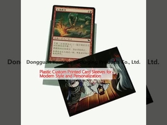 Plastikowe rękawki z kartek drukowanych na zamówienie dla nowoczesnego stylu i personalizacji