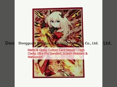 Maty i błyszczące rękawy do kart